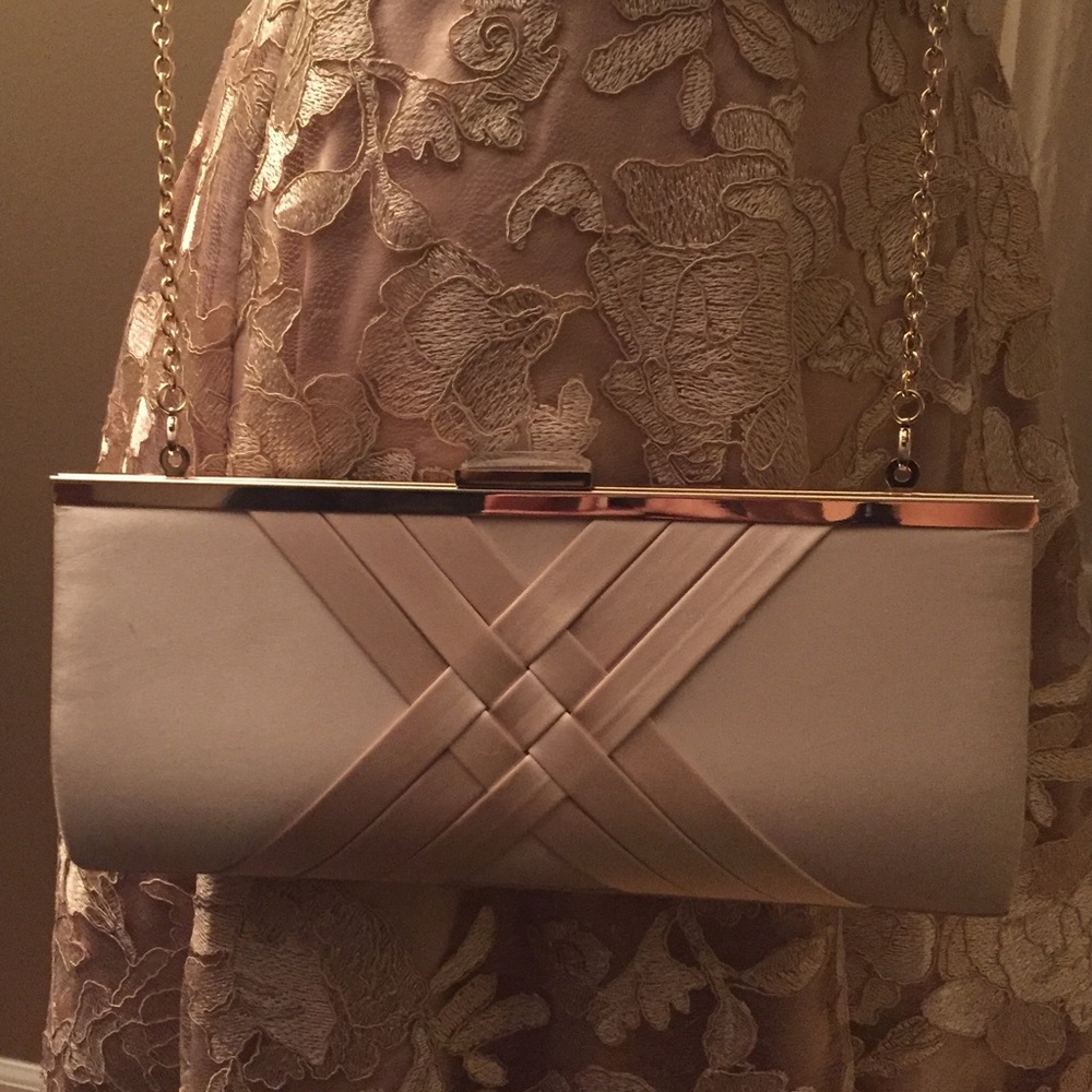 Champagne Color Evening Bag